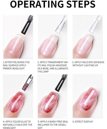  Duroecsain Water-based gel nail polish - 7.3 ml - Quick-drying clear gradient liquid - For manicures weddings salons women teens stage performances travel and parties - Buy Online on GoSupps.com