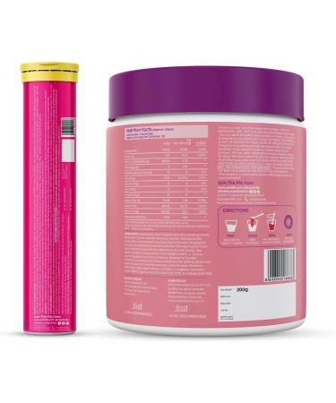 YANG THE PLANT FIX Beauty Glow Combo Glutathione 15 Effervescent Tablets And Collagen Builder Powder (200G) Combo For Youthful And Glowy Skin - Buy Online on GoSupps.com