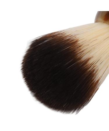 Natudeco Beard Shaving Brush | Curved Handle Men's Beard Cleaning Brush | Soft Nylon Quick Drying for Barbers - Buy Online on GoSupps.com