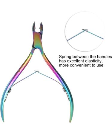 Colorful Nail Clipper Colorful Stainless Steel Titanium Nail Dead Skin Removal Clipper Cuticle Scissors Manicure Pedicure Tool - Buy Online on GoSupps.com