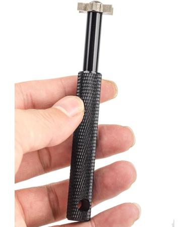 HIFROM Golf Club Groove Sharpener with 6 Heads - Re-Grooving Tool for Irons & Utility Clubs - Black - Buy Online on GoSupps.com