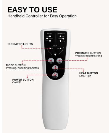 Buy Knee Massager with Heat - 3 Modes & Intensities | Perfect Gift for Friends Mom & Dad - Buy Online on GoSupps.com