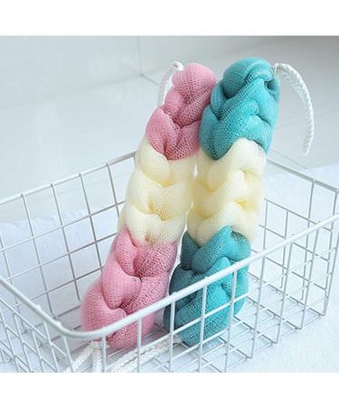 Natural Luffa Bathing Sponge - Eco-Friendly Shower Puff for Exfoliation & Dead Skin Removal - Pink Loofah Ball for Spa-Like Experience - Buy Online on GoSupps.com