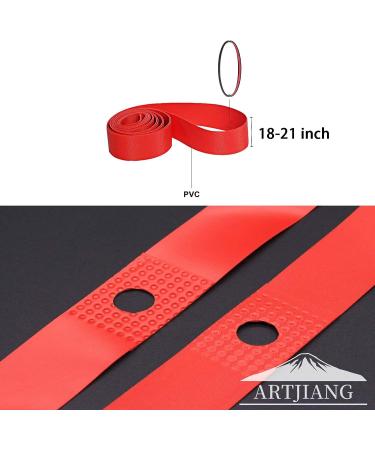 Tubeless Rim Tape Pack - Puncture Resistant PVC Strips for Bike Rims (Red) - 26x18 - Set of 2 - Buy Online on GoSupps.com