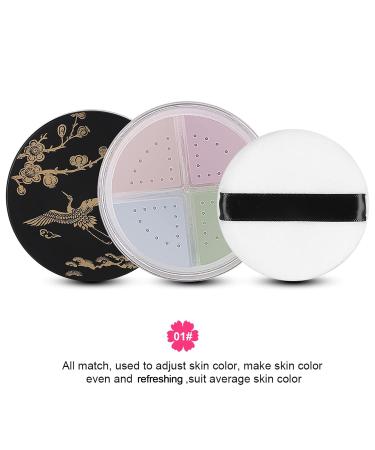 Long-Lasting Loose Powder Foundation | Oil Control Makeup Setting Powder | Smooth Complexion & Skin Tone Enhancer - Transparent Matt 01 (Mousse Light Color) - Buy Online on GoSupps.com