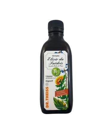 Dr Theiss - Elixir du Su dois - Aide la Digestion - V ritable Recette de Maria Treben - Liqueur Bio Mac ration de Plantes & Racines - Ingr dients 100% d'Origine naturelle