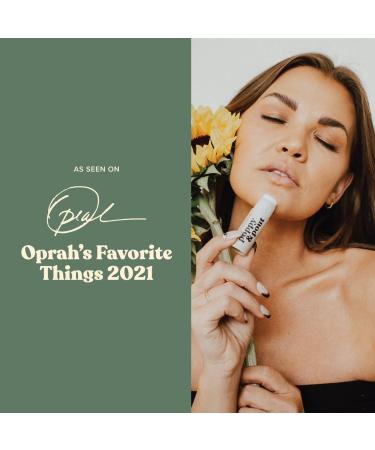 Poppy & Pout Natural Lip Balm - Lemon Bloom | 0.3oz Hand-filled Beeswax Formula with Vitamin E, Organic Coconut Oil | Cruelty Free - Buy Online on GoSupps.com