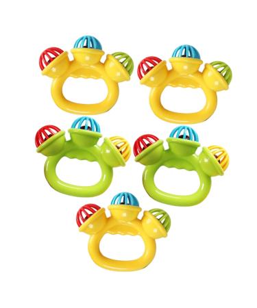 Ibasenice 20 STK Handbell Newborn Toys - Pet Biting & Soothing Toys for Toddlers - Safe Grip Plastic - Buy Online on GoSupps.com