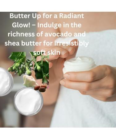 OLAZARAH Avocado Butter Body Cream w/Shea Butter + Natural African Black Soap Infused with Avocado & Argan Oil for Revitalizing Skin Nourishment Bundle for all skin types 12 oz - Buy Online on GoSupps.com