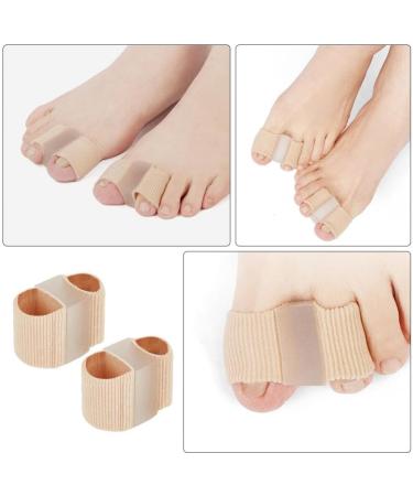 Soft Toe Straightener & Separator Set for Pain Relief - 2pcs Double Orifice Design - Healeved Toe Correctors - Buy Online on GoSupps.com