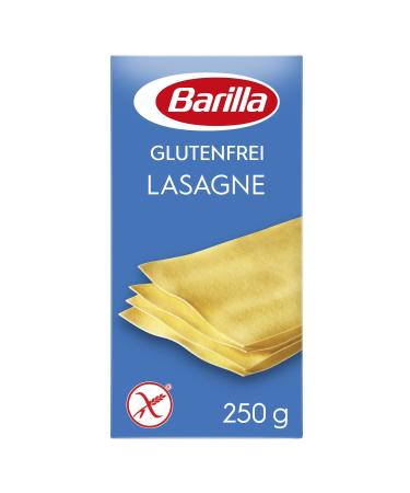 Barilla pasta gluten -free lasagna made of delicious corn and rice perfect for people with celiac disease or gluten intolerance 10 pack (10 x 250 g)