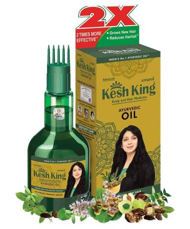 Kesh King Ayurvedic Scalp and Hair Oil 100ml (Hair Oil 60ml- Pack of 3)
