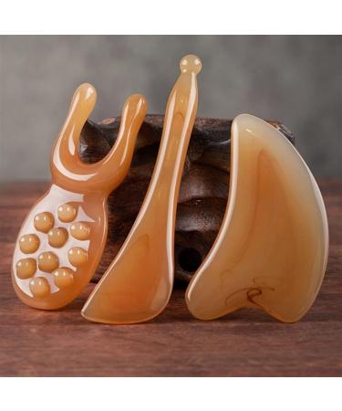 3Pc/Set Resin Guasha Board Acupuncture Stick Nose Lifting Massager Acupuncture Reflexology Tool Skin Anti-Wrinkle Beauty 3pcs - Buy Online on GoSupps.com