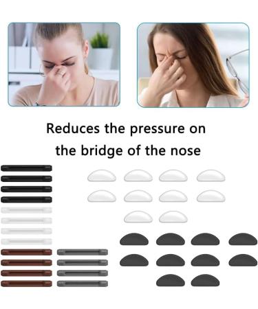 Buy Non-Slip Silicone Nasal Pads for Glasses - 20 pcs Self-Adhesive Nose Pads & 16 pcs Anti-Slip Ear Pads - International Shipping Available! - Buy Online on GoSupps.com