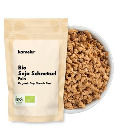 Kamelur 1kg BIO Eminc de soja fin (1-5mm) sans additifs - Granul s de soja BIO comme substitut de viande v g talien - Eminc de soja BIO en emballage biod gradable