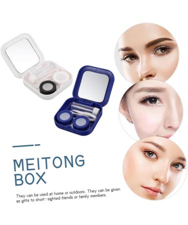 Shop Homsfou 8-Sentence Colored Contact Lenses Applicator & Eyelash Tweezers Tool Perfect Contact Lens Insertion & Storage Solution - Buy Online on GoSupps.com