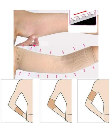 Feelairy Compression Arm Sleeve for Women | Upper Arm Shaper & Weight Loss | Elastic Arm Belt for Fitness & Sports - Buy Online on GoSupps.com
