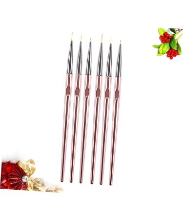Ipetboom Poly Nail Art Liner Drawing Brushes Colored Drawing Tool for Manicure Star Room Decor Manicure Nail Art Brush Practical Nail Art Liner Brush Pink Painted Pen - Buy Online on GoSupps.com