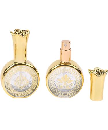 Yawdil 20ml Refillable Sample On Container Perfume Essential Gold Bottles Crystal Bottles Oil Glass Gold Electroplated Decorative Travel Empty Mini Carved Liquid Pressed Glass Bottle One Color RY0691 - Buy Online on GoSupps.com