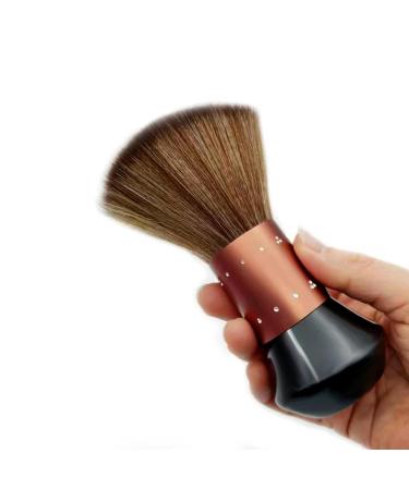 Vtrem Professional Hairdressing Brush - Rose Gold & Black Powder Brush for Hair Cutting & Salon Use - Buy Online on GoSupps.com
