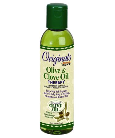 Africa's Best Orig Olive & Clove Oil Therapy 6oz (177ml) - Nourishing Hair Treatment - Buy Online on GoSupps.com