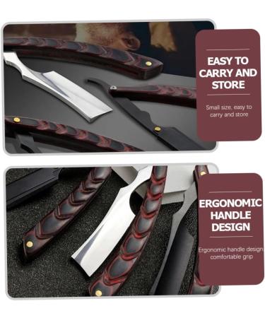 Frcolor Manual Razor - Vintage Barber Hair Shaving Tool Foldable Design for Precision | International Shipping Available - Buy Online on GoSupps.com