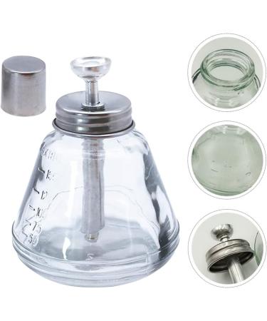 iplusmile 180ML Push Down Pump Dispenser Glass Bottle Lockable Pump Dispenser Bottle Push Down Manicure for Nail Polish Makeup Remover - Buy Online on GoSupps.com