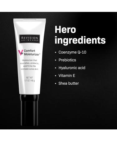 Buy Revision Skincare V+ Comfort Moisturizer - Intimate Area Moisturizer Hormone & Fragrance Free Vulva Cream for Dryness - 1.7 oz International Shipping Available - Buy Online on GoSupps.com