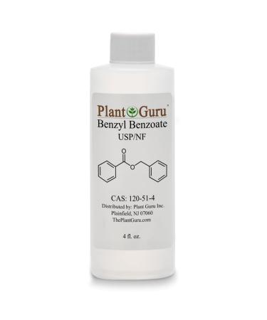 Benzyl Benzoate USP Grade Liquid 4 fl. oz. - Great for Fragrance/Aroma Compounds Cosmetics Hair & Scalp Products.