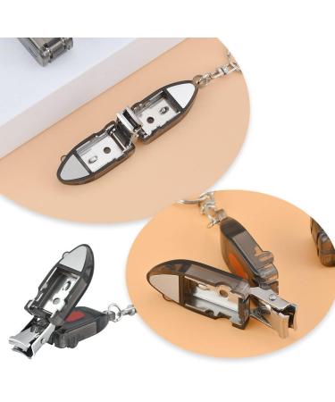 Nail Clipper Mini Nail Cutter Portable Toenail Clipper with Keychain for Women Men Girl - Buy Online on GoSupps.com