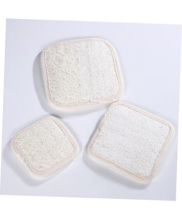5pcs Healeved Loofah Shower Rub & Makeup Remover Pads - Perfect for Body & Facial Scrubbing - Buy Online on GoSupps.com