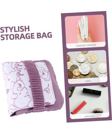 Minkissy 2-Piece Aunt Towel & Menstrual Bag Storage Set | Bind & Tampon Holder for Teenage Girls | Stylish Handbag Organizer - Buy Online on GoSupps.com