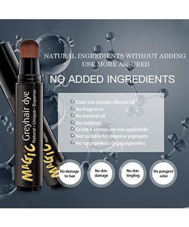 Gowwim Root Touch Up Hair Coloring Dye Pen - Semi-permanent Gray Coverage (Black) - Buy Online on GoSupps.com