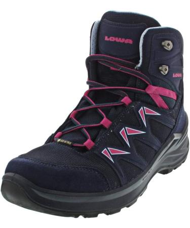 LOWA Adult Innox PRO GTX MID JUNIOR - Top-Rated Waterproof Hiking Boots | Size 31 EU | International Shipping Available - Buy Online on GoSupps.com