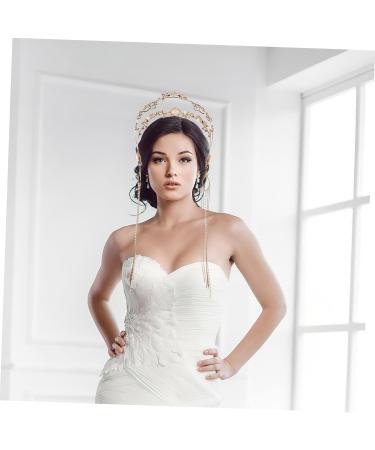 BESTYASH Crown Tassel Hair Accessory Hair Hoop Chinese Wedding Headband Chinese Wedding Hairband Chinese Wedding Hair Headpiece Head Decor Chinese Wedding Headpiece with Tassel Party Favors - Buy Online on GoSupps.com