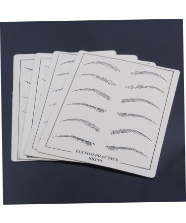 NOLITOY 6 Pcs Eyebrow Practice Skin Eyebrow Microblading Skin Eye Brow Practice Skin - Buy Online on GoSupps.com