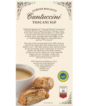 RKBROTHERS Kirkland Signature Cantuccini Toscani IGP Almond Biscotti 1kg (Pack of 2) - Buy Online on GoSupps.com