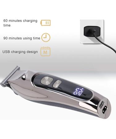 Hair Trimmer Cordless Clipper ABS Material with LCD Display for Home - Buy Online on GoSupps.com