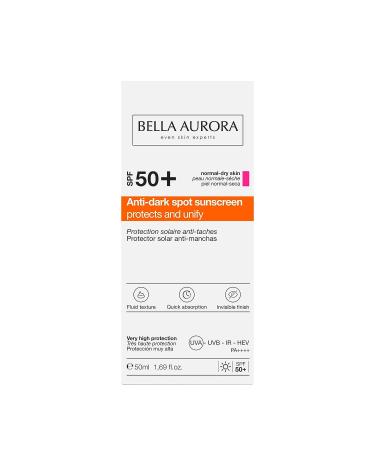 Bella Aurora Anti-Dark Spot Fluid Sunscreen SPF50 50ml - Protect Your Skin with Advanced Sun Protection - Buy Online on GoSupps.com