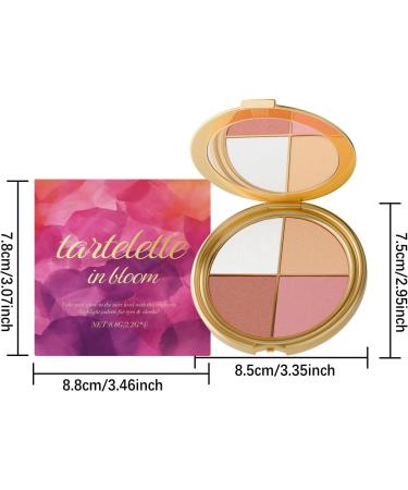 4 in 1 Highlighting Palette Neutral Eyeshadow & Blush Powder for Women Multi-Function Contour Kit for Face All-in-One Makeup Kit (1PC) - Buy Online on GoSupps.com