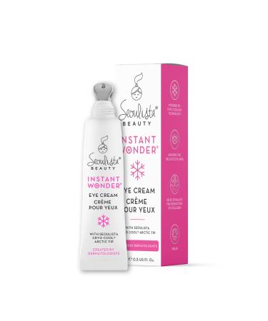 Seoulista Instant Wonder Eye Cream 15ml - Transform Tired Eyes Reduce Dark Circles Fine Lines & Puffiness with Cryo-Cooling Technology