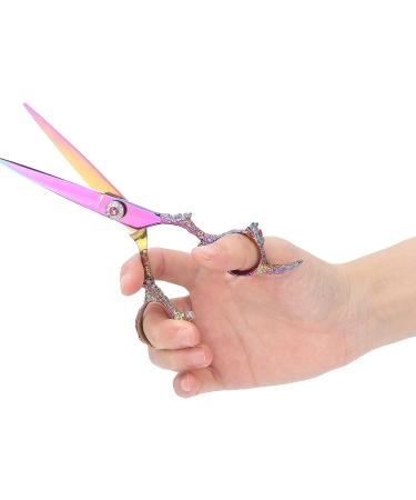 Qukaim Stainless Steel Scissors Hair Cutting Shears Professional Stainless Steel Hairdressing Scissors for Barbers Haircut Scissors 6.5" Straight Hairstyling Scissors - Buy Online on GoSupps.com