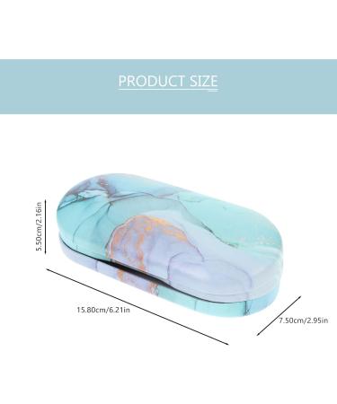 Ciieeo Double-Layer Glasses Case & Contact Lens Tweezers Set - Portable Travel Storage Box in Colorful PU Leather - Buy Online on GoSupps.com