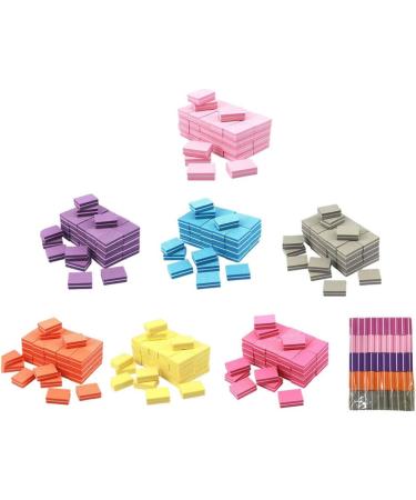 Dajidafu 50 Pieces Mini Buffing Sanding Files Block Double-Sided Pedicure Manicure Sponge Nail Art Buffer Tools Health Care Rose red - Buy Online on GoSupps.com