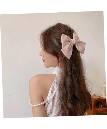 FOMIYES 4 Pairs Bow Hairpin Baby Hair Clips Hair Pin Bowknot Hair Bows Bow Hair Clip Ribbon Bowknot Accessories Hair Jewels for Women Girls Hairpin Woman Fabric Big Hairpin Wedding - Buy Online on GoSupps.com
