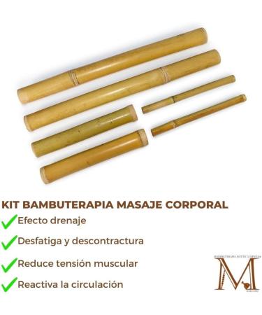 Bambut Therapy Set - 6-Part Body & Face Massage Kit | Ideal for Molotherapy | Aesthetic Maderotherapy from Spain - Buy Online on GoSupps.com