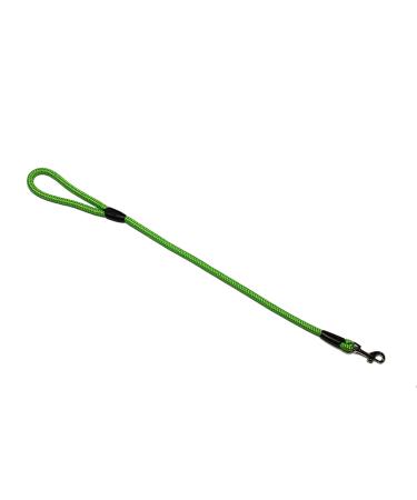 Leash - rope leash with hand loop Basic 10mm 27 colours 7 lengths (0.70 m fluor green) 0.70 m fluor green