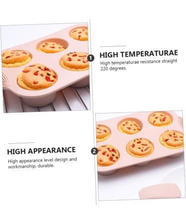 Zerodeko 1pc Cake Mold Silicone Molds Rubber Cookie Candy Cooking Fondant Pastel Paper Cups Baking Mold Epoxy 30x20.5cm Pink - Buy Online on GoSupps.com