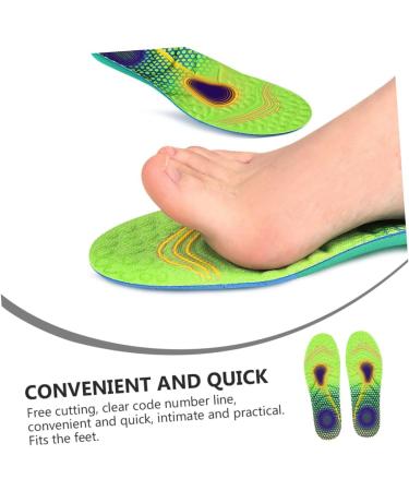 FOMIYES Sports Insoles - Breathable Shock-Absorbing Massaging Shoe Cushions for Men | Premium Elastic Comfort & Support - Buy Online on GoSupps.com