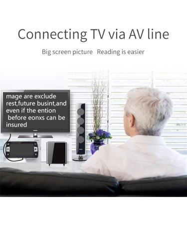 Electronic Reading Aid Digital Magnifier 4.3 Inch Portable Electronic Digital Magnifier Reading Aide 6x-16x Ideal for Reading Small Prints & Low Vision & Aging Eyes - Buy Online on GoSupps.com